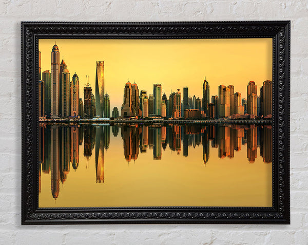 Golden Reflections Framed Print