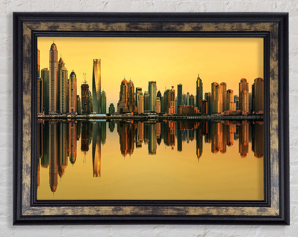 Golden Reflections Framed Print