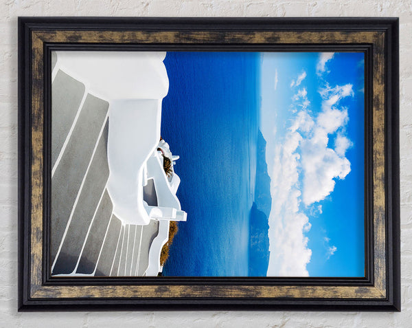 Ocean Steps Framed Print