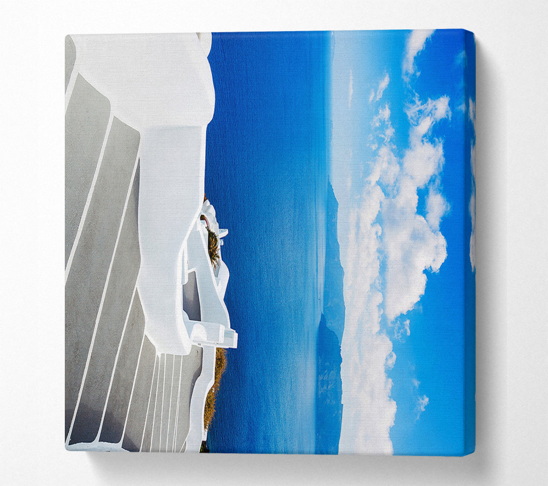  A Canvas Print of Ocean Steps Canvas Wall Art