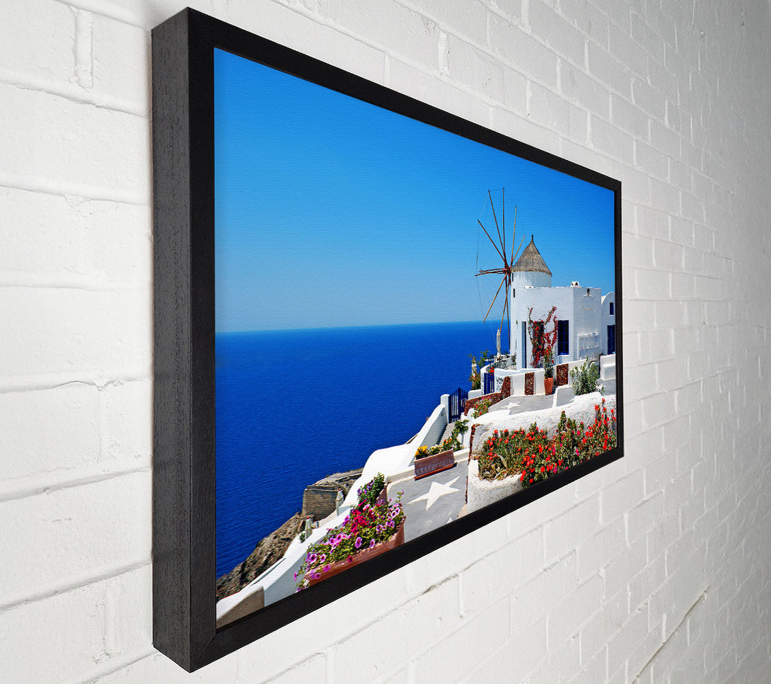  A Canvas Print of The Magic Of Santorini Canvas Art