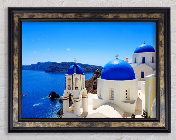Santorini Wonder Framed Print
