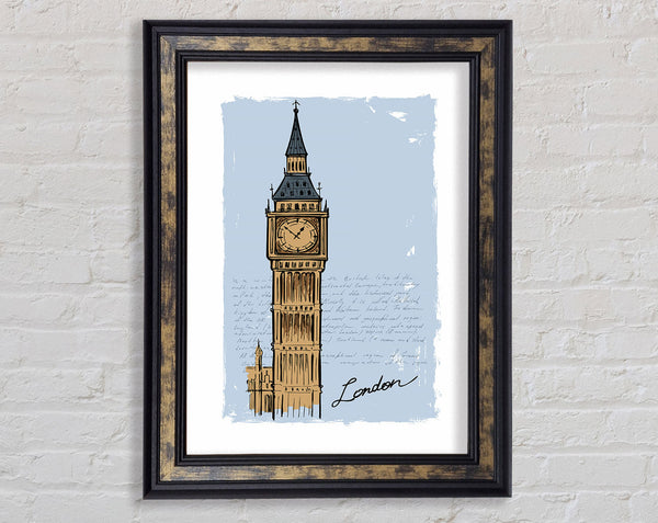 Big Ben Blues Framed Print
