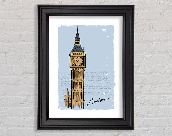 Big Ben Blues Framed Print