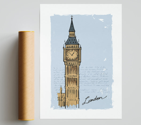 Big Ben Blues Giclee Print