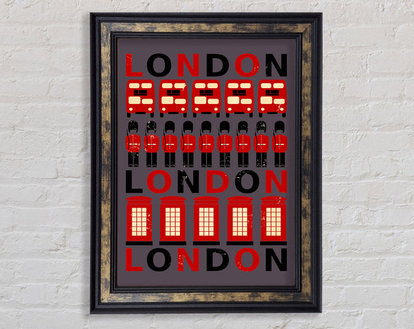 Iconic Framed Print