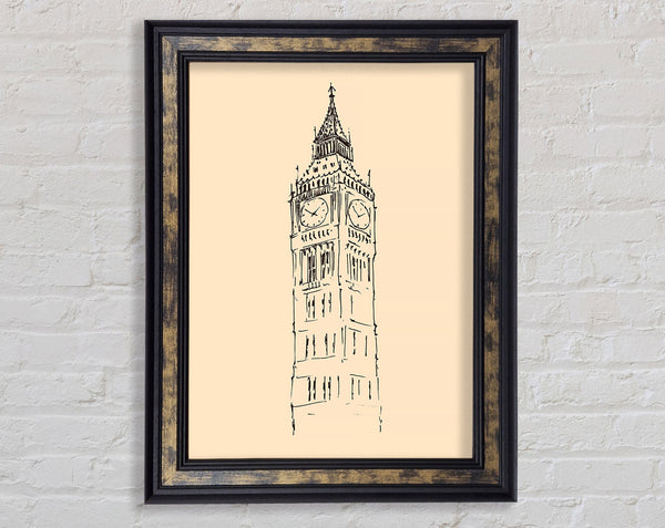 Big Ben Skizze 1