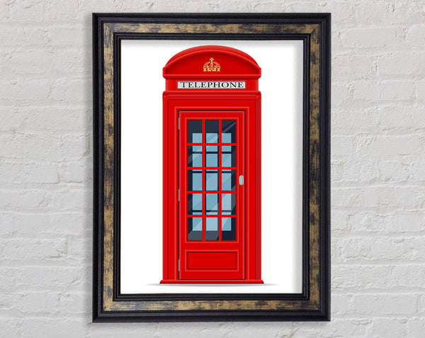 Red Phone Box Framed Print