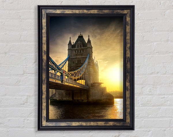 Stunning Tower Bridge Sunset Framed Print