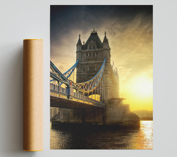 Stunning Tower Bridge Sunset Poster