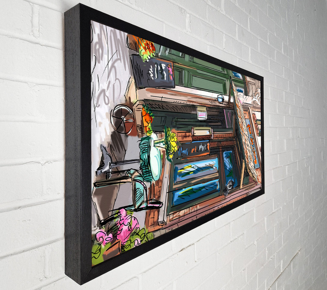  A Canvas Print of City Streets 3 Canvas Wall Art
