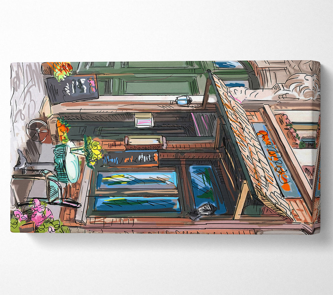  A Canvas Print of City Streets 3 Canvas Wall Art