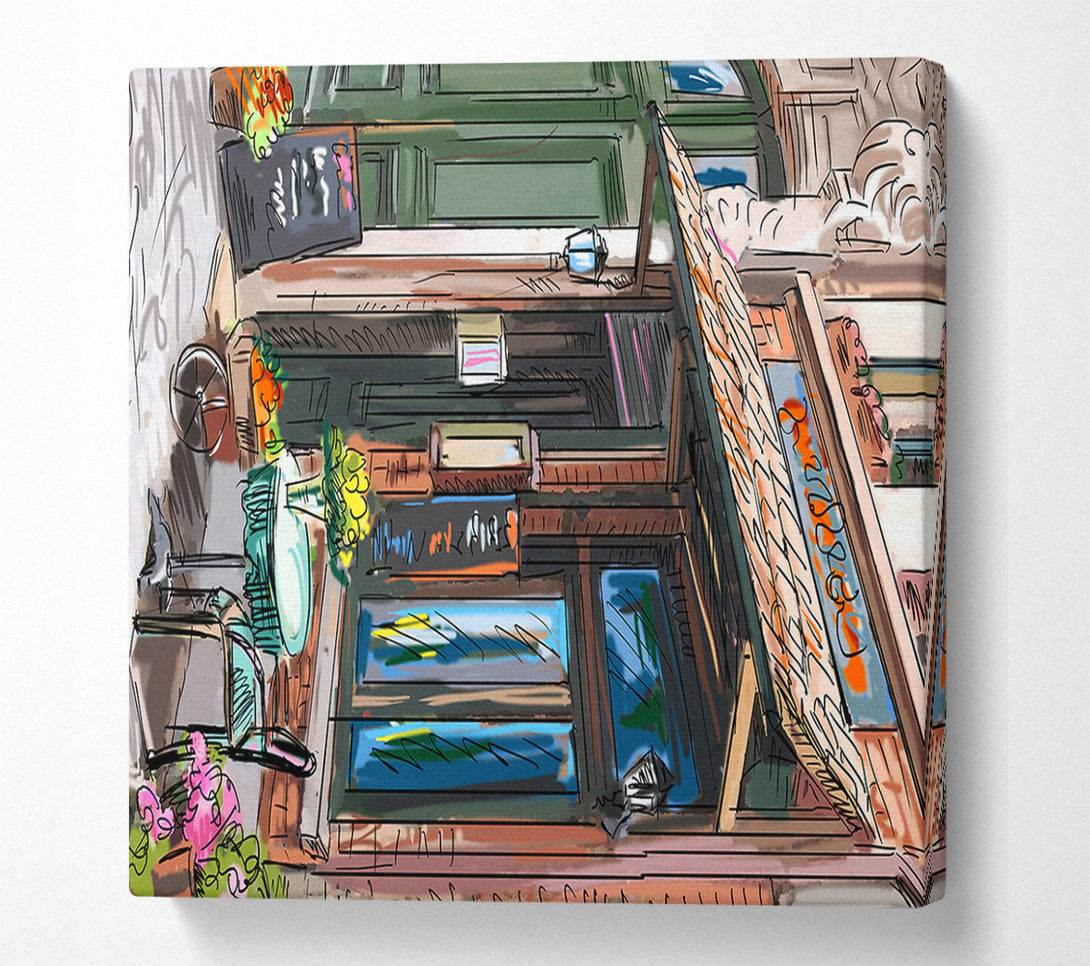  A Canvas Print of City Streets 3 Canvas Wall Art
