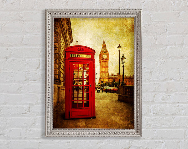 Big Ben Golden Glow Framed Print