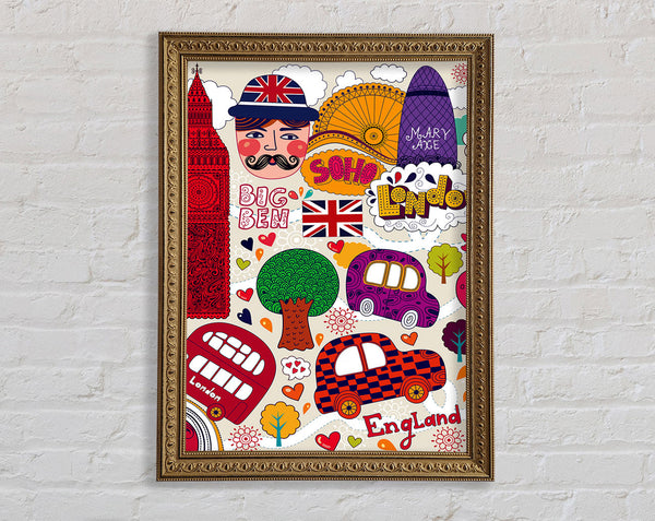 Magical Tour Around The Framed Print