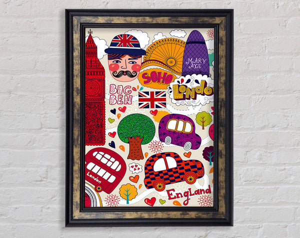 Magical Tour Around The Framed Print