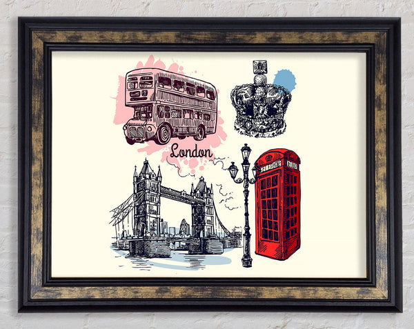 Lots To Do In The City Framed Print