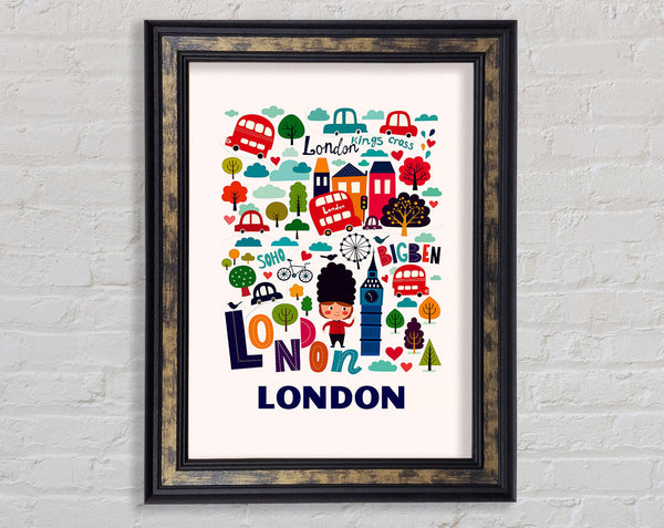 Fabulous City Framed Print