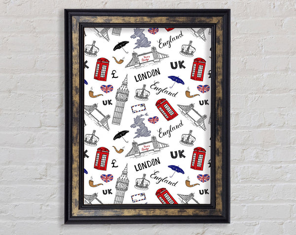 Attractions Of The City 3 Framed Print