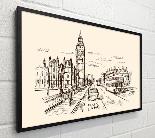 London Street Outline 1