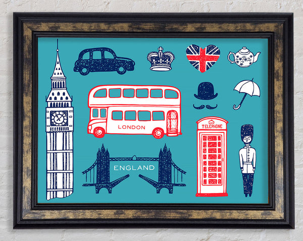 All The Things To Love In The City 3 Framed Print
