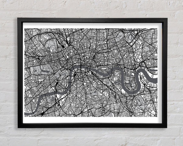 The Map Of London Thames 4