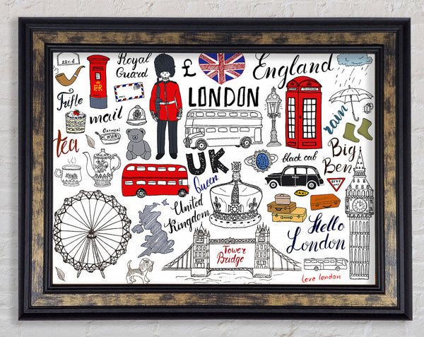 All The Things To Love In The City 1 Framed Print