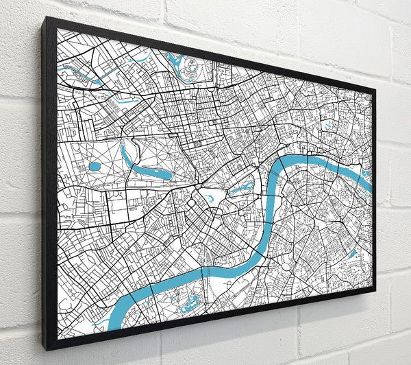 The Map Of London Thames 1