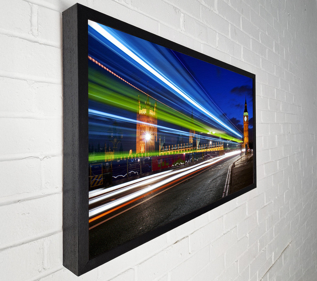  A Canvas Print of Big Ben Speed Of Light 7 Canvas Art
