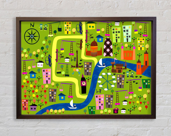 Childs Map Of The City