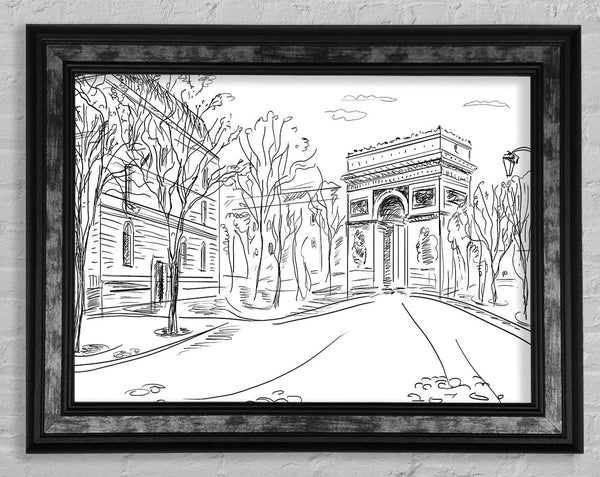 Arc De Triomphe 1 Framed Print