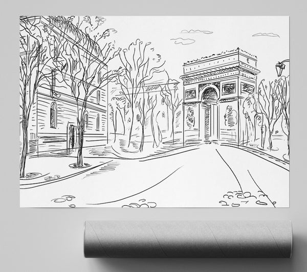 Arc De Triomphe 1 Print