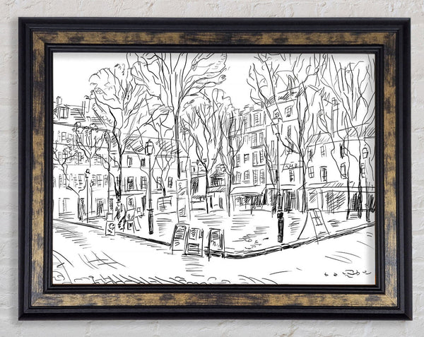 City Streets 5 Framed Print