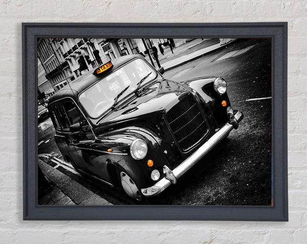 London Black Cab 1 Framed Print