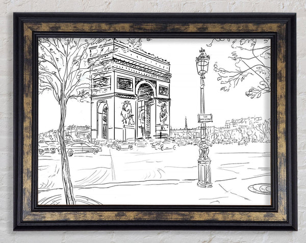 Arc De Triomphe 2 Framed Print