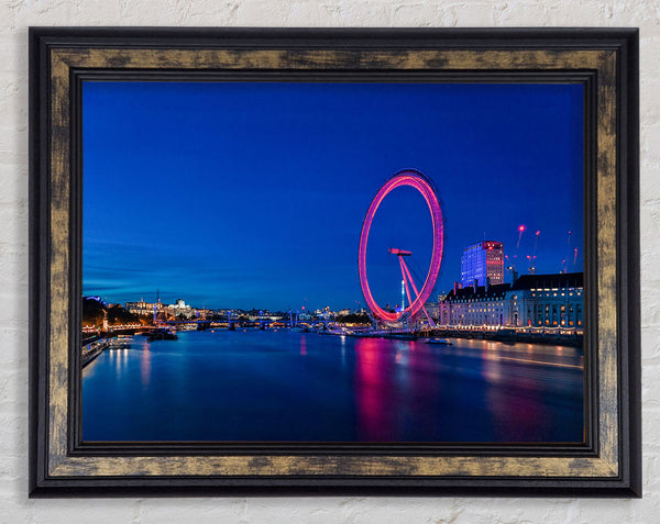 London Eye Pink Glow