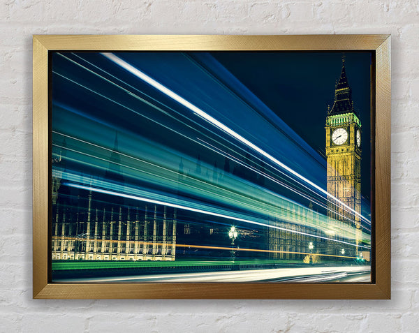 Big Ben Speed Of Light 6 Framed Print