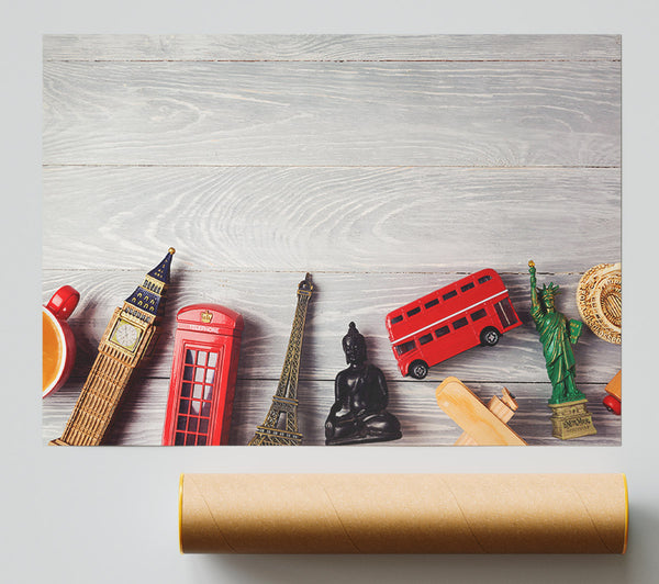 Iconic Cities Of The Poster