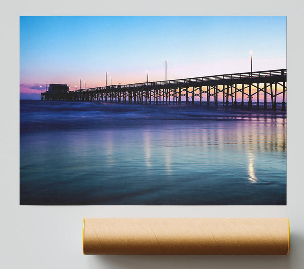 Pier Twilight Giclee Print