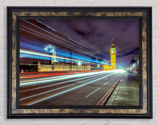 Big Ben Speed Of Light 1 Framed Print