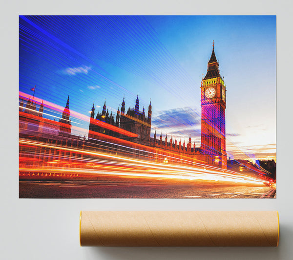 Big Ben Speed Of Light 2 Giclee Print