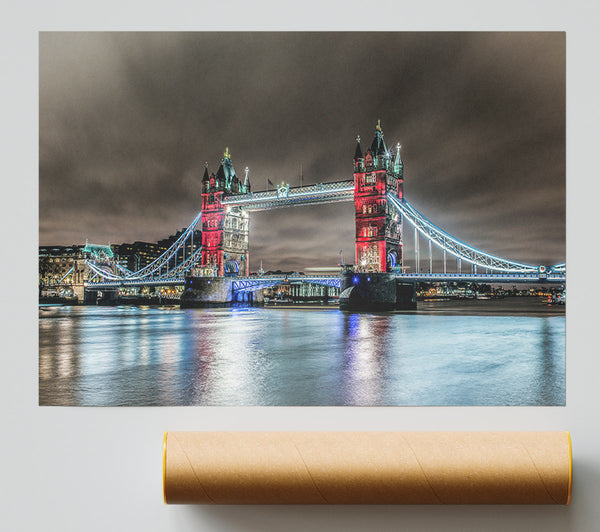 Chocolate Skies Over Tower Giclee Print