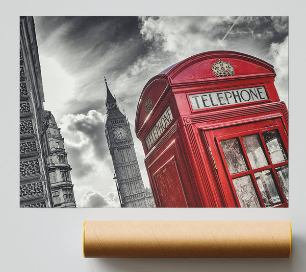 Iconic Big Ben Phone Poster