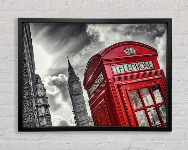 Iconic Big Ben Phone Framed Print