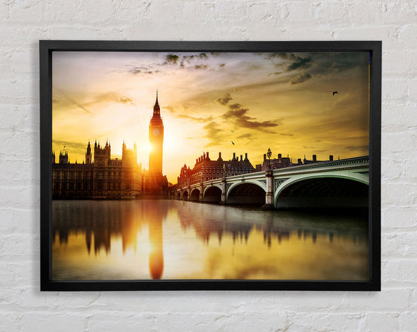 Sonnenuntergang durch Big Ben