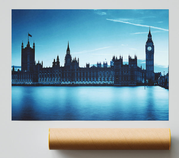 Houses Of Parliament Blues Poster