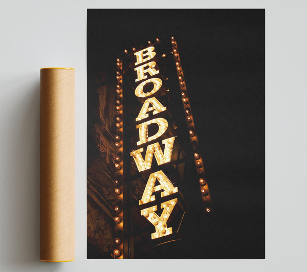 Broadway Lights Poster