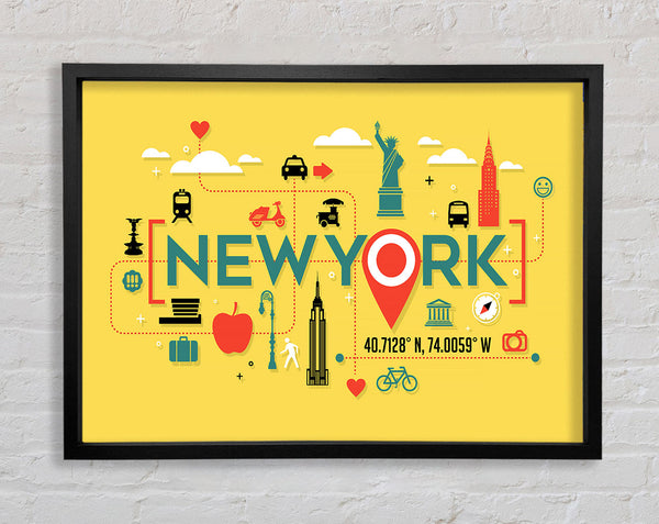 Die Route in NYC