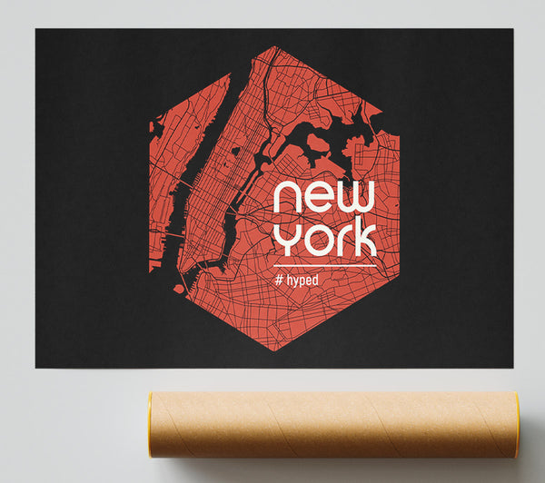 Map Of Nyc Print