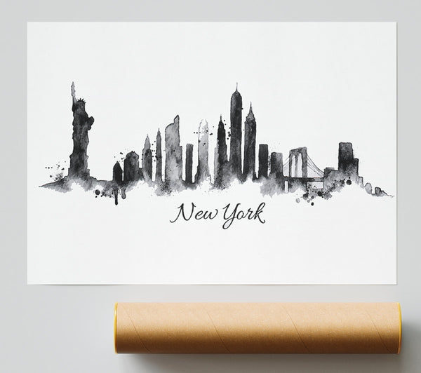 Outline Of The City 10 Poster